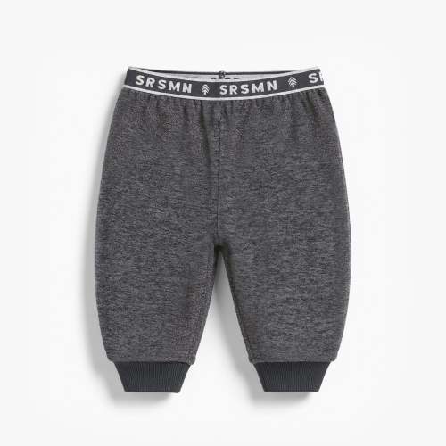 Pantalon gris en polar, bébé | Souris Mini