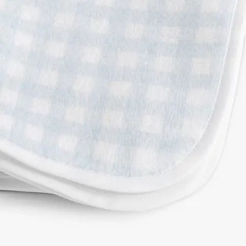 Gingham Washcloth - Blue