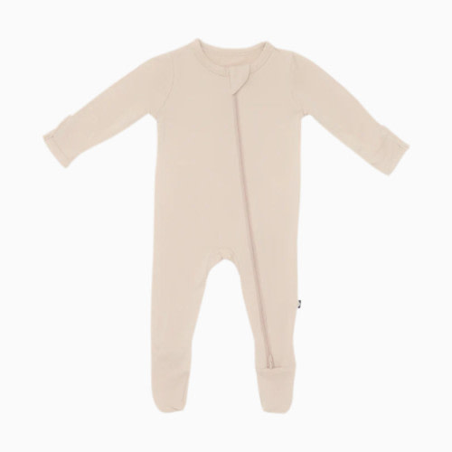 Zipper Footie - Bisque