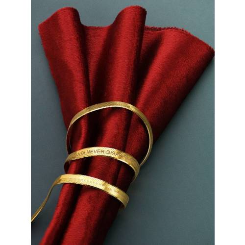 Singapore Chain Name Necklace - Silver - Oak & Luna