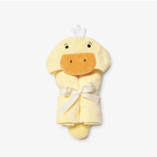 Yellow Duckie Hooded Baby Bath Wrap – Elegant Baby