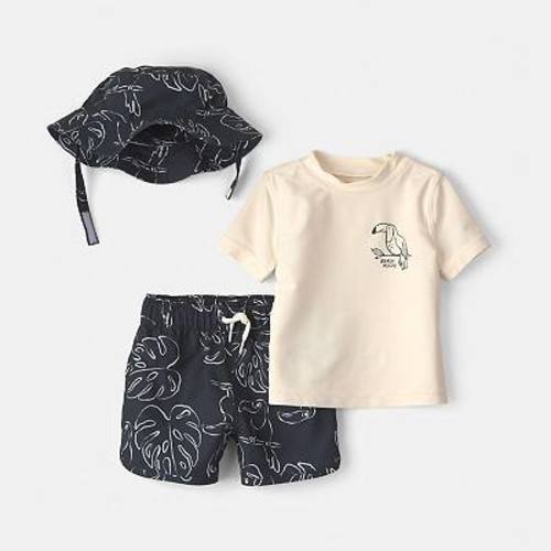 Baby Boy Carter's 3-Piece Toucan Rashguard Swimsuit Set