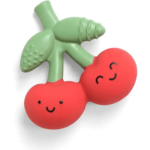 Itzy Ritzy Natural Rubber Teether, Cherries