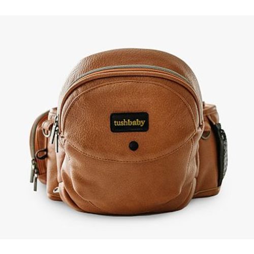 Tushbaby Hip Seat, Pebbled Vegan Cognac