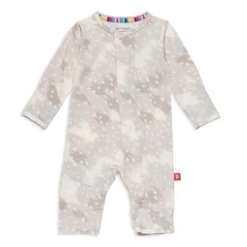 Magnetic Me Classic Magnetic Coveralls | Silky Soft Modal Fabric | Baby Onsie Available in Sizes Preemie - 24M
