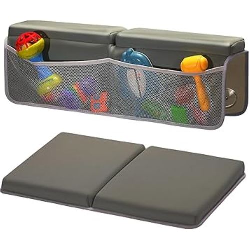 TOUA Comfortable Soft Baby Support Bathtub Kneeler Mat Knee Saver Cushion and Bathroom Elbow Rest Pad Set