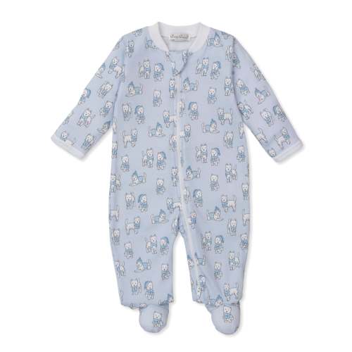 Pack of Pups Blue Zip Footie