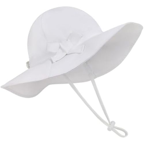 Durio UPF 50+ Sun Protection Wide Brim Baby Girl Sun Hat Cute Summer Beach Baby Sun Hat Baby Girl Hats