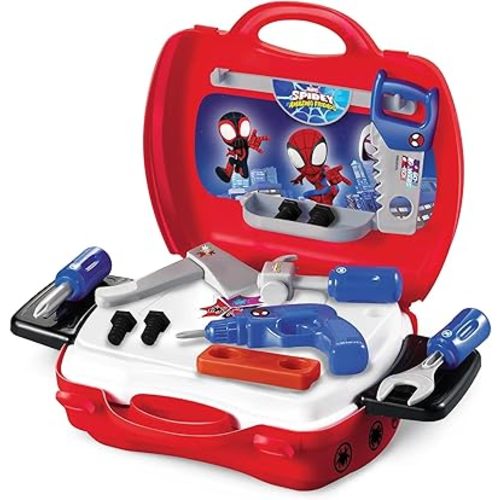 Spidey and His Amazing Friends Handyman Suitcase Playset (20 Pieces)
