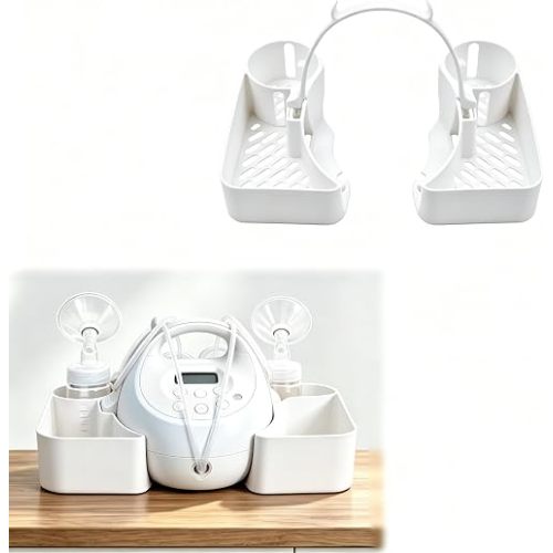 Pump Caddy Organizer with Bottle Holder & Cord Storage for Spectra S1 S2