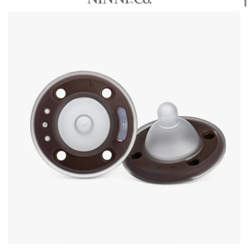 Ninni Pacifier- Cocoa 2 Pack Pacifier Like Breast – Ninni Co