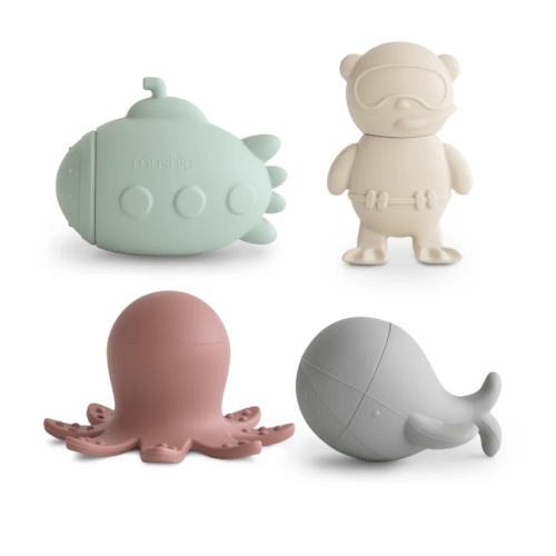 Mushie Bath Play Set - Sealife | Scandiborn