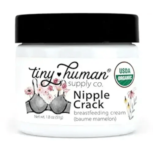 Organic Nipple Cream, Nipple Crack Lanolin Free Nipple Butter, Balm for Breastfeeding Mother, No Need to Wash Off, Safe for Baby and Mama