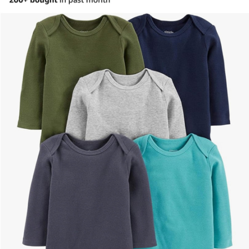 Simple Joys by Carter's Babies' Long-Sleeve Bodysuit 0-3 months