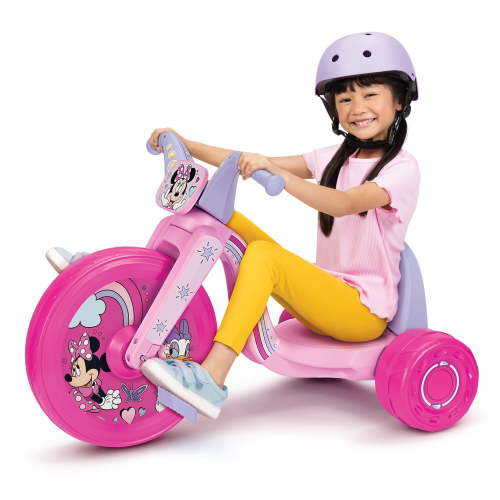 Fly Wheels Minnie Mouse Tricycle with 15 inch Front Wheel with Light Child Age 3 to 7 Years