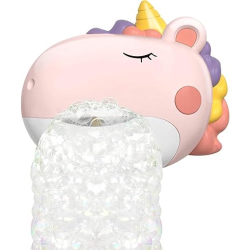 Bath Toys, Bath Bubble Machine Toddler Bath Toys for Kids Ages 1-3 4-8, Interactive Bathtub Shower Water Toys Bubble Maker with Music Christmas Birthday Gifts for Boys Girls