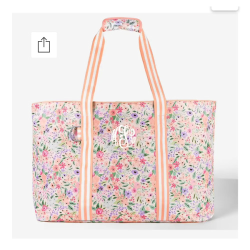 Monogrammed Extra Large Tote Bag