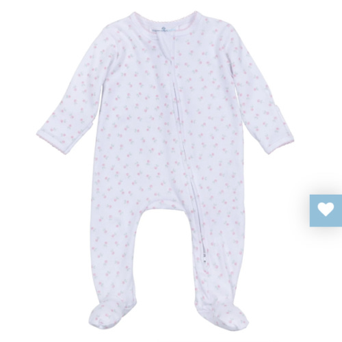 Juliette's Classics Print Zip Footie – Magnolia Baby