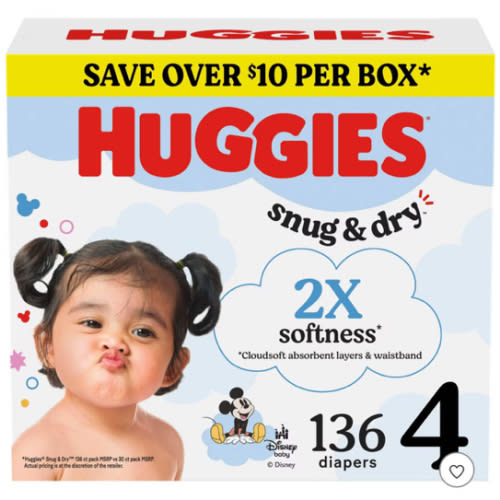 Huggies products at Target