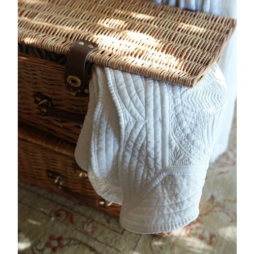 Edgehill Collection x Megan Karp Matelasse Scalloped Quilt