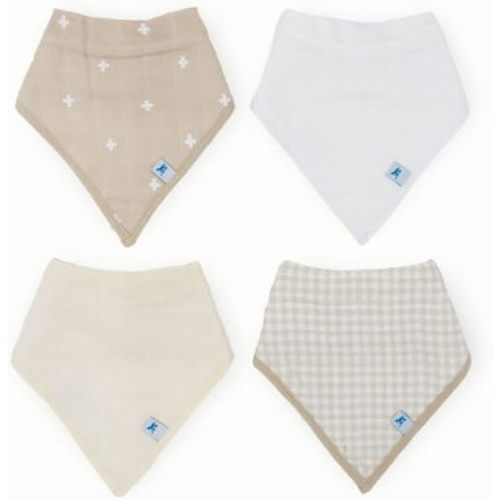 Little Unicorn Cotton Muslin with Fleece Bandana Bib