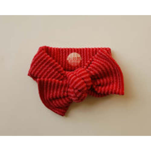 *RESTOCK* Red Wavy Tie On Headwrap – Bloom Headwraps