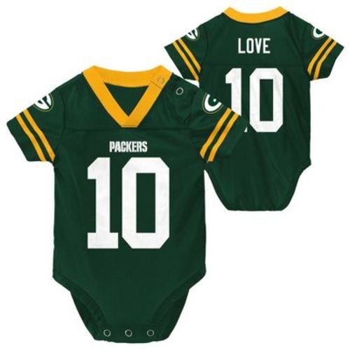 NFL Green Bay Packers Boys' Jordan Love Bodysuit Jersey - 3-6M