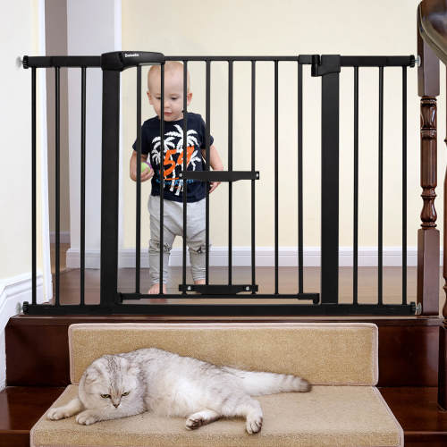 Baby Gate with Large Cat Door for Big & Chunky Cats | Babelio CatPrivilege II (Model F7)