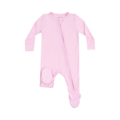 Angel Dear Solid Lilac Sachet Zipper Footie