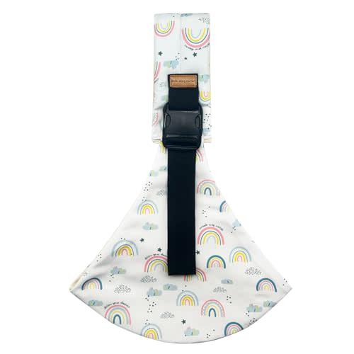 Baby Sling Carrier,Baby Sling,Toddler Carrier,Adjustable and Non-Slip Hip Seat Carriers Carrying 10-30 lbs(Rainbow)
