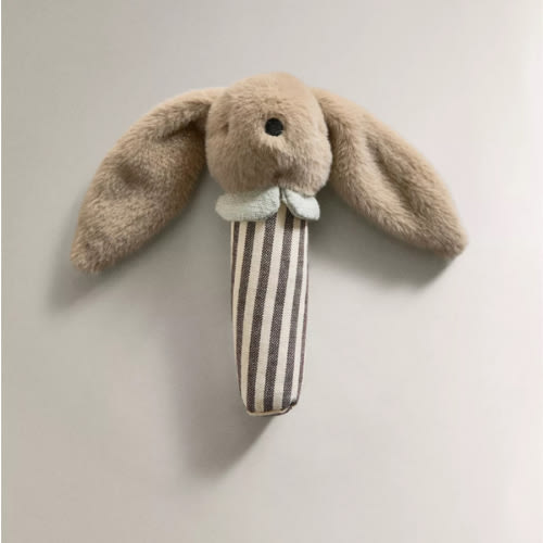 Zara Plush Toy Rabbit Rattle