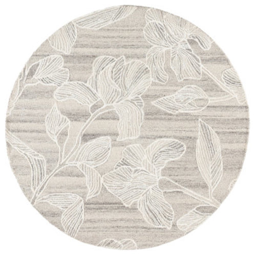 Mercer41 Glamour Hand Tufted Wool; Rayon / Viscose; Cotton Floral Indoor Rug | Wayfair