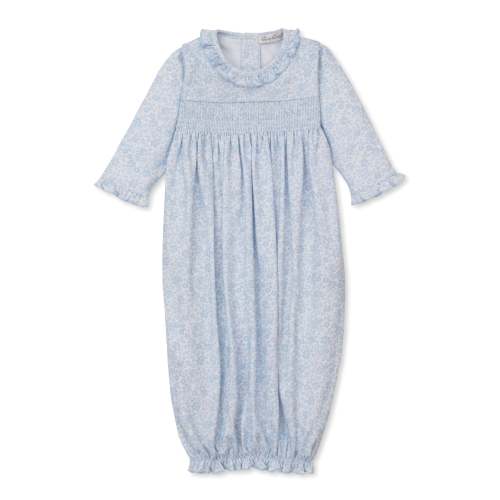 Country Gardens Blue Smocked Sack