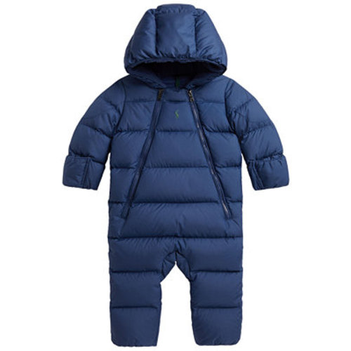 Baby Boys' Long-Sleeve Down Hooded Bunting Snowsuits