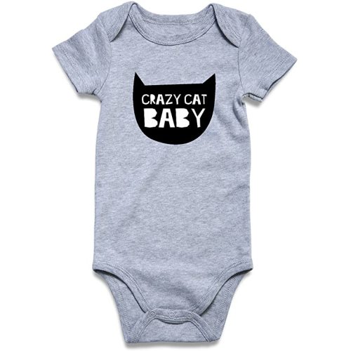 Baby Boys Girls Romper Letter Printed Jumpsuit Short Sleeve Bodysuits Infant Funny Onesie for 0-12 Months