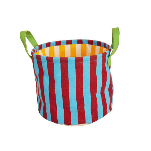 Canvas Storage Bin - Stripe