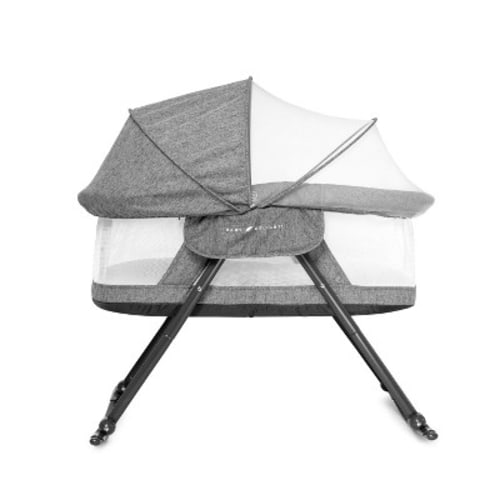 Baby Delight Go With Me Slumber Deluxe Portable Rocking Bassinet - Charcoal, 22.5 inches (H) x 18 inches (W) x 33 inches (D)