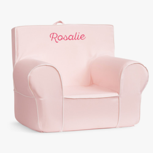 Anywhere Chair®, Pearl Twill With White Piping