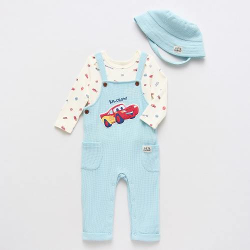 Baby Boys Knit 3-pc. Jumpsuit Set, Color: Blue - JCPenney