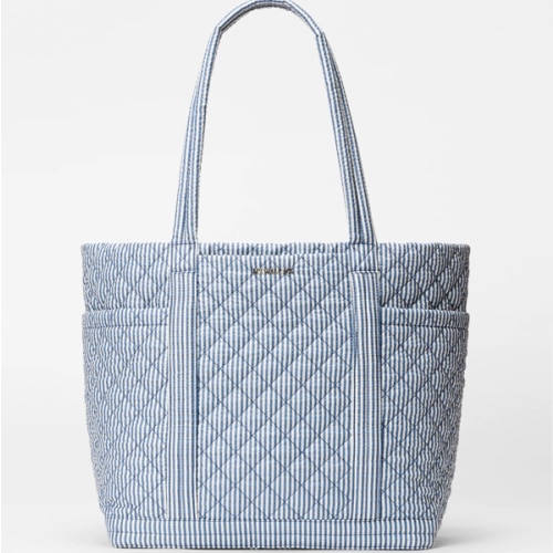 MZ Wallace Seersucker Large Empire Tote