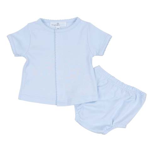 Solid Essentials Diaper Cover Set - Light Blue