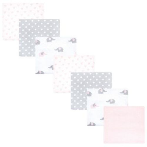 Luvable Friends Little Treasure Flannel Receiving Blankets 7pk