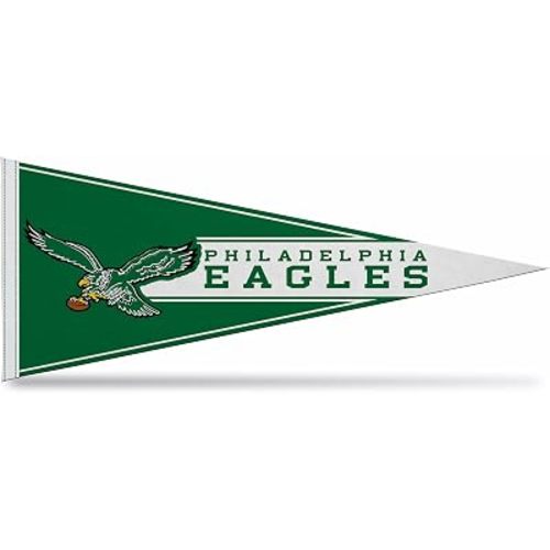 Rico Industries NFL FootballRetro 12" x 30" Felt Wall Décor Pennant - Great for Home/Bed Room/Man Cave Décor