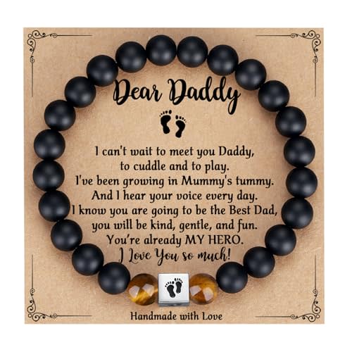 TONY & SANDY New Dad Gifts, First Time Dad Gifts, Daddy to be Bracelet, New Daddy Gift for Men on Father's Birthday Valentines