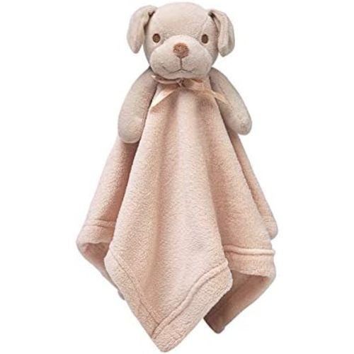 Pro Goleem Dog Security Blanket Brown Soft Puppy Lovey for Boys and Girls Unisex Lovie Baby Gifts for Toddler and Infant Snuggle Toy Stuffed Animal 16 Inch