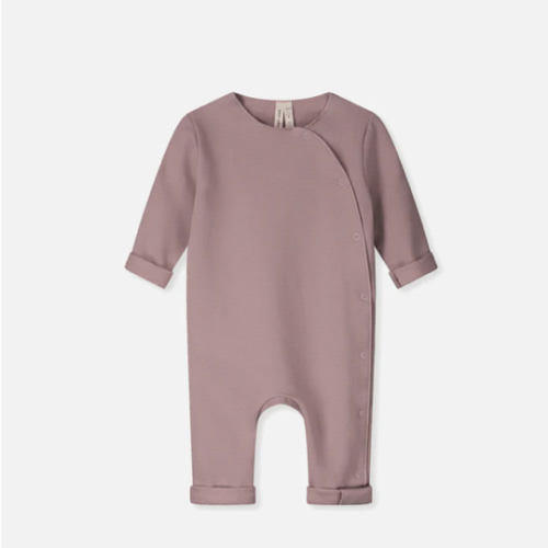 Baby Cotton Wrap Babysuit - Berry – MamaOwl