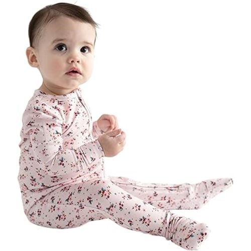 Posh Peanut Convertible Baby Sleepers - Footless Baby Pajamas with 2 Way Zipper for Easy Diaper Changes