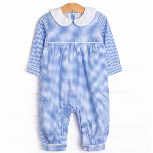 Days of Blue Romper, Blue – Stitchy Fish