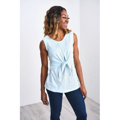 Latched Mama Front Knot Nursing Tank - Last Chance