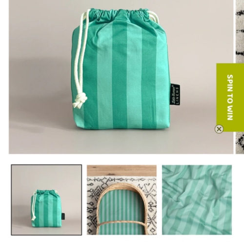 Waterproof Bassinet Sheet | Mint Candy – Little Human Linens